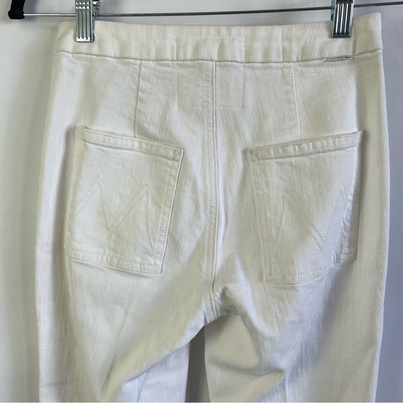 MOTHER The Lace Up High Waisted Weekender Totally Innocent - Picture 6 of 10